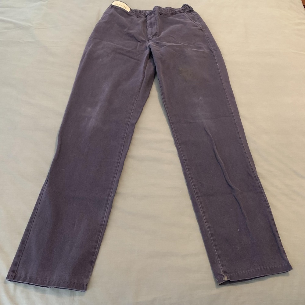 Reed Flex Pants Mens 31x32 Blue Chino Straight Leg Elastic Waist‎ Casual Work